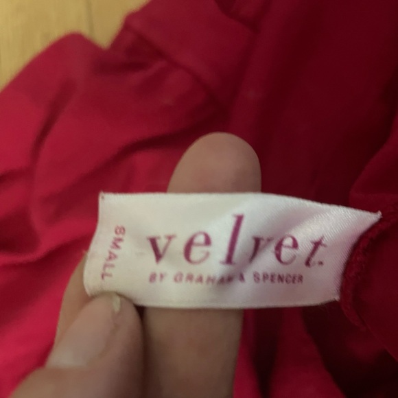 Velvet by Graham and Spencer cotton dress with pockets and pin tuck waist - Picture 8 of 9